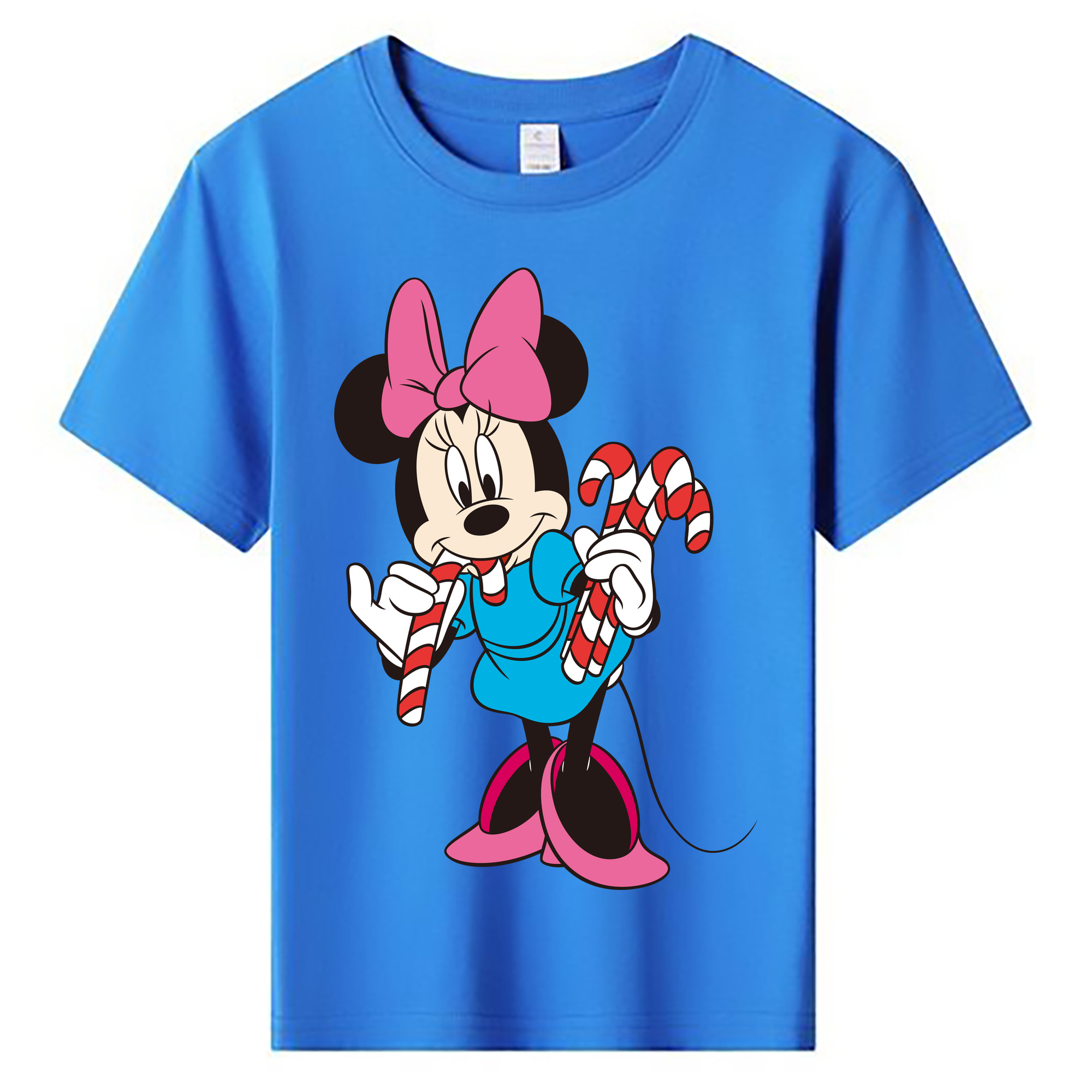 ミッキーマウス Mickey Mouse 綿100％キッズTシャツ（フロントプリント）
